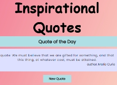 Quote Generator Project